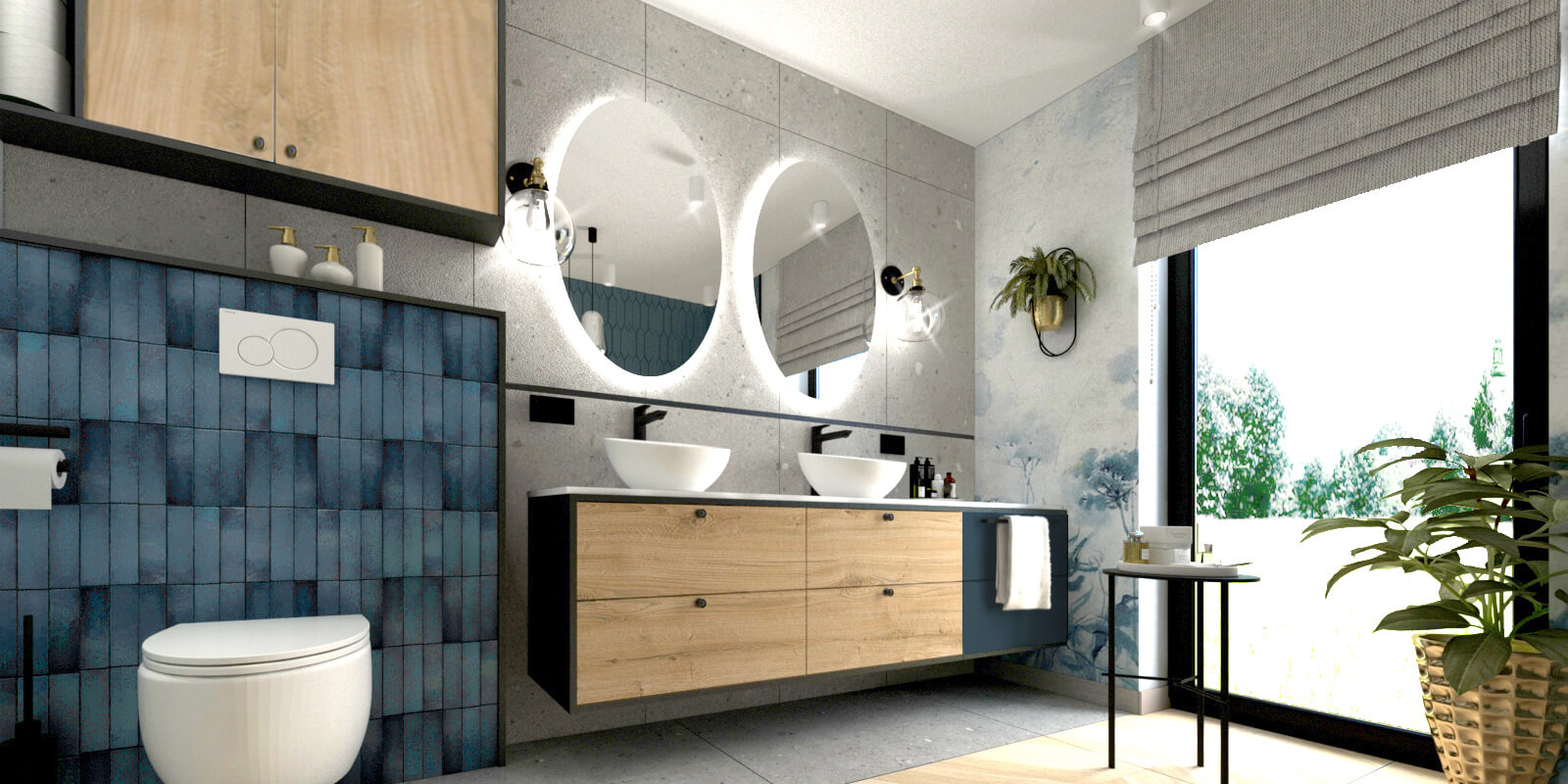 Łazienka w stylu industrialnym