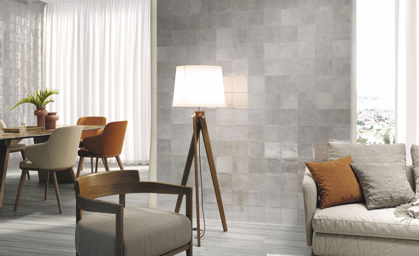 Szare płytki cegiełki - idealne do nowoczesnego wnętrza