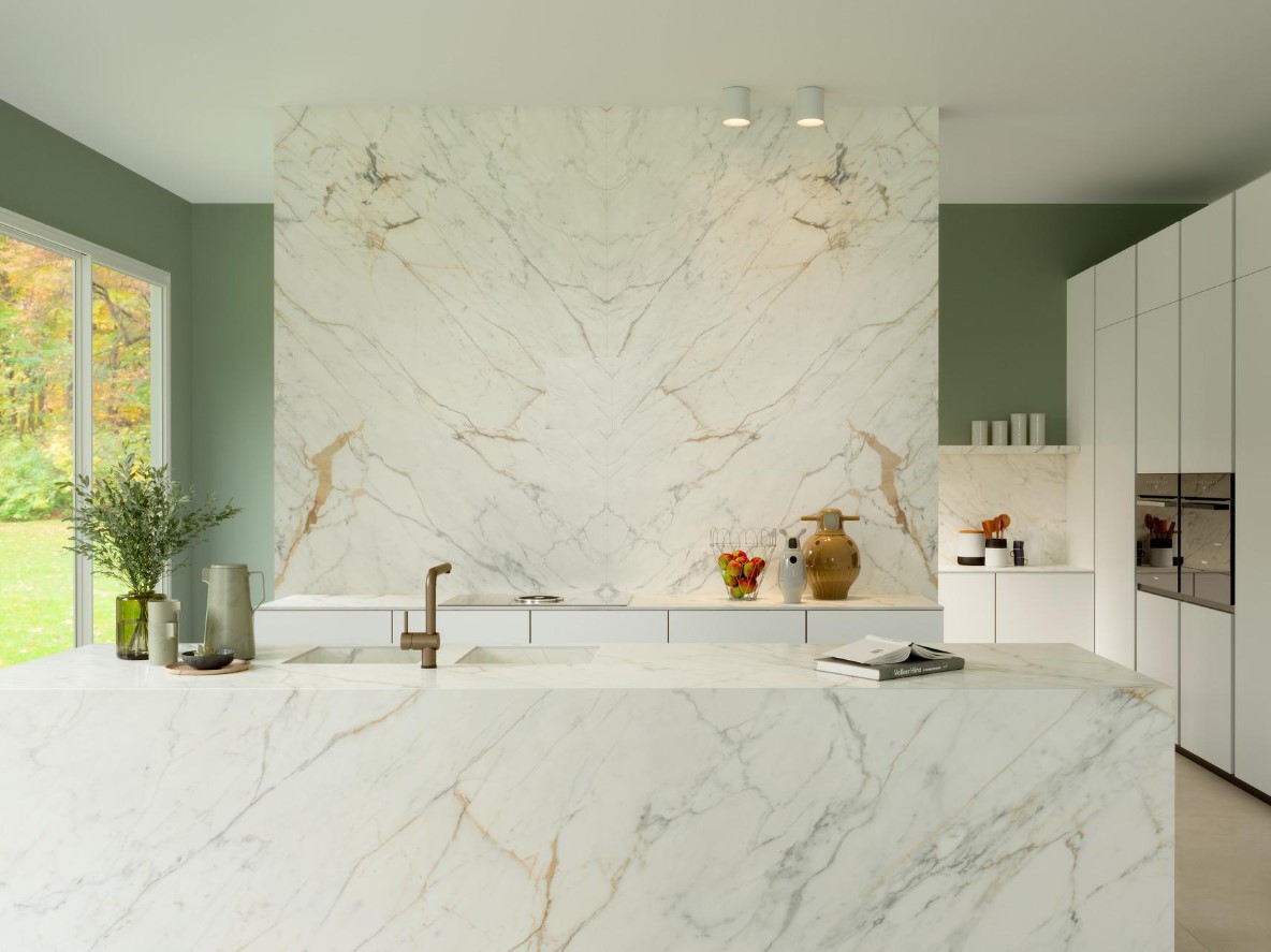 Wielkoformatowa imitacja marmuru