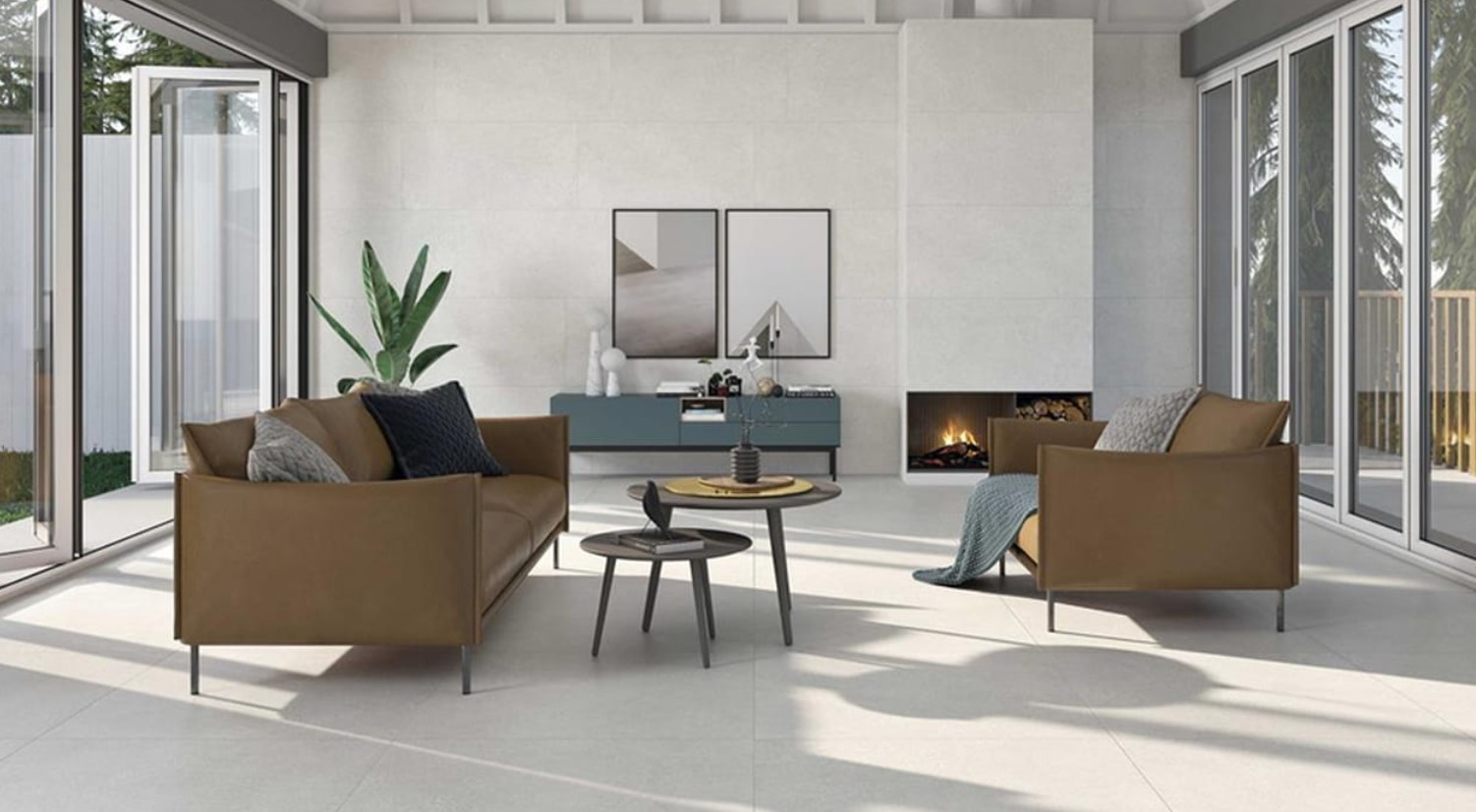 Z czym łączyć imitacje betonu na ścianie