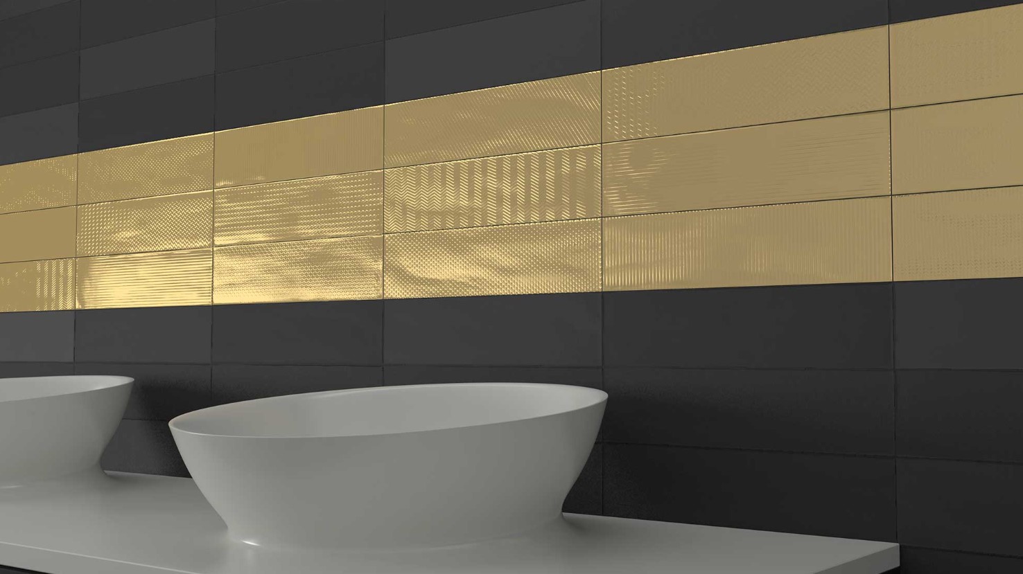 Złote dekory i czerń