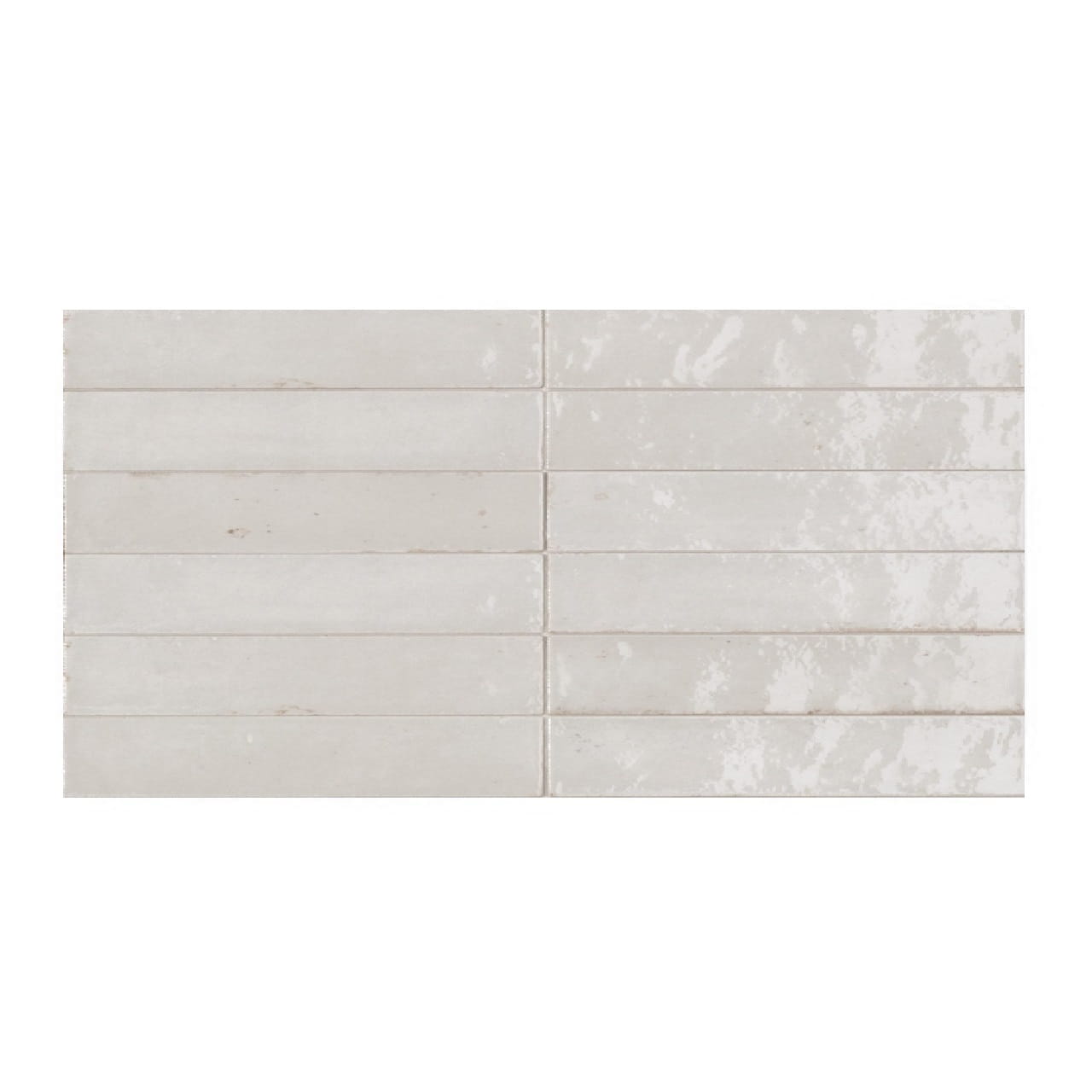 Marazzi Lume White Lux 6x24 M6RN białe płytki cegiełki