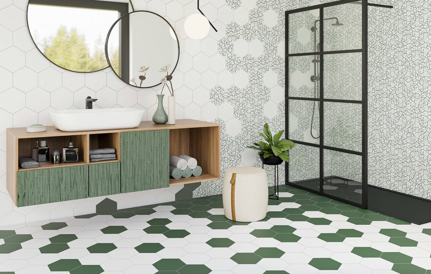 kafle sześciokątne