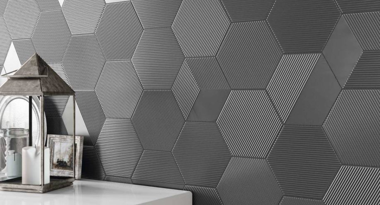 płytki heksagonalne metalizowane