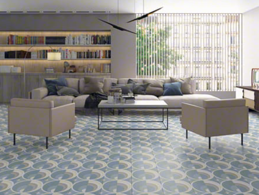 podłoga vintage z efektem głębi