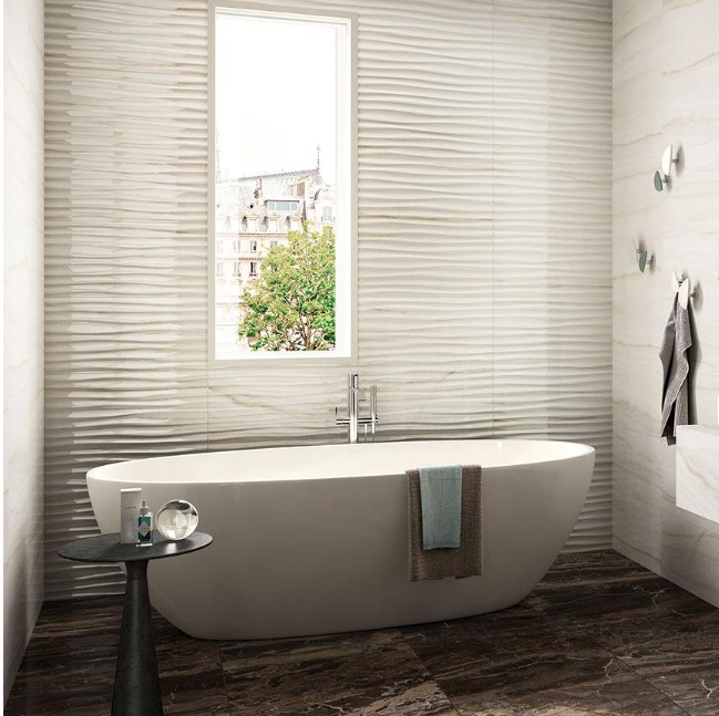 przestrzenne płytki marmurowe