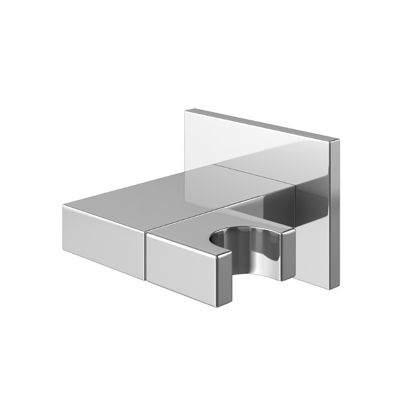 Kohlman QW004 uchwyt słuchawkowy z przyłączem wody chrom