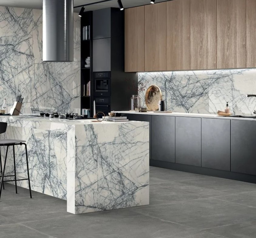 marmurowe płytki kuchenne