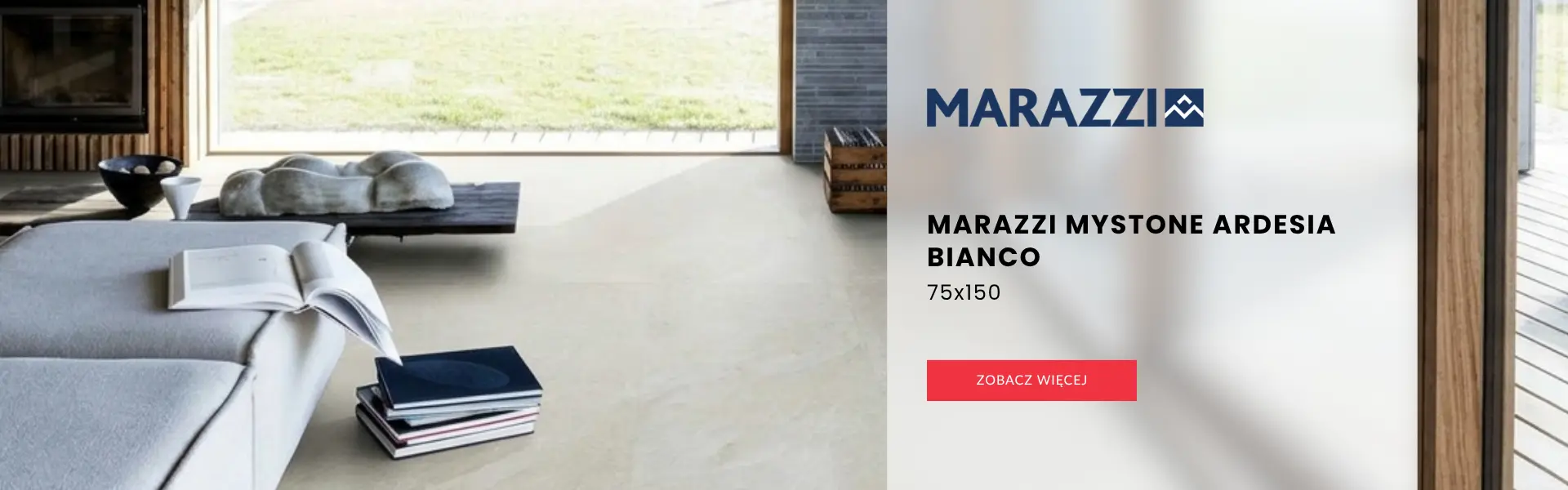 Marazzi Mystone Ardesia Bianco 75x150
