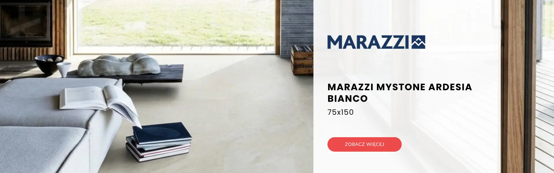 Marazzi Mystone Ardesia Bianco 75x150