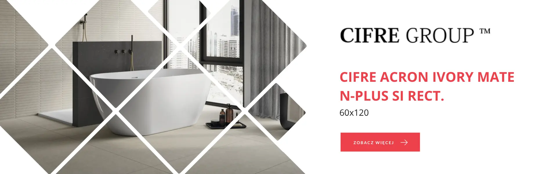Cifre Acron Ivory Mate 60x120