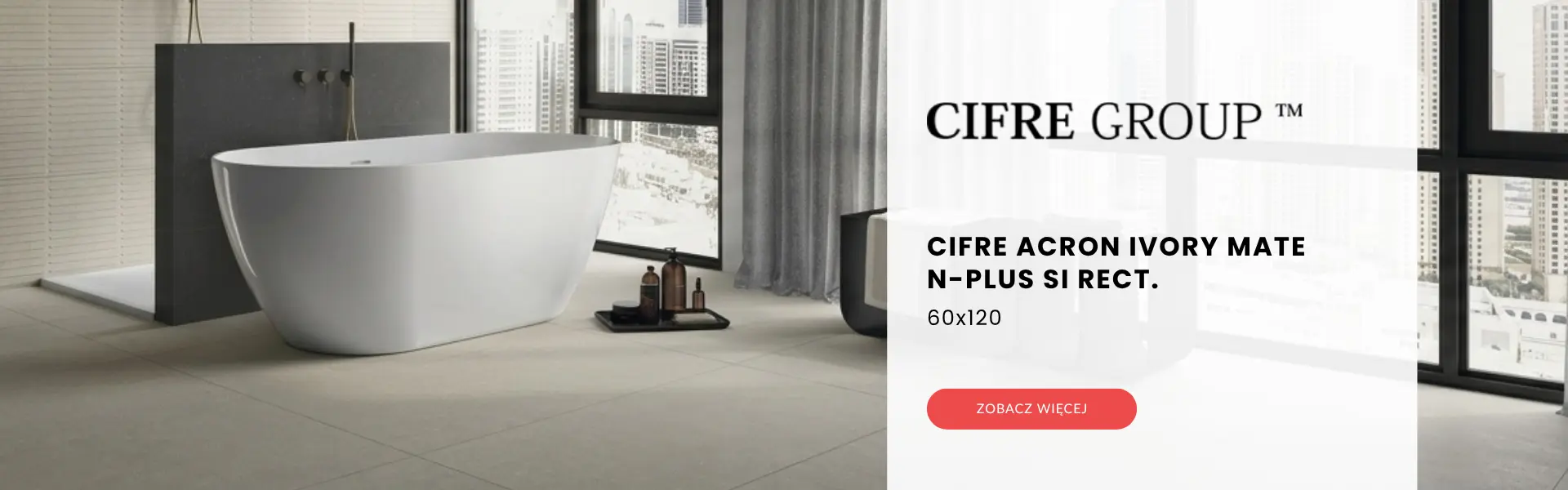 Cifre Acron Ivory Mate N-Plus Si Rect. 60x120