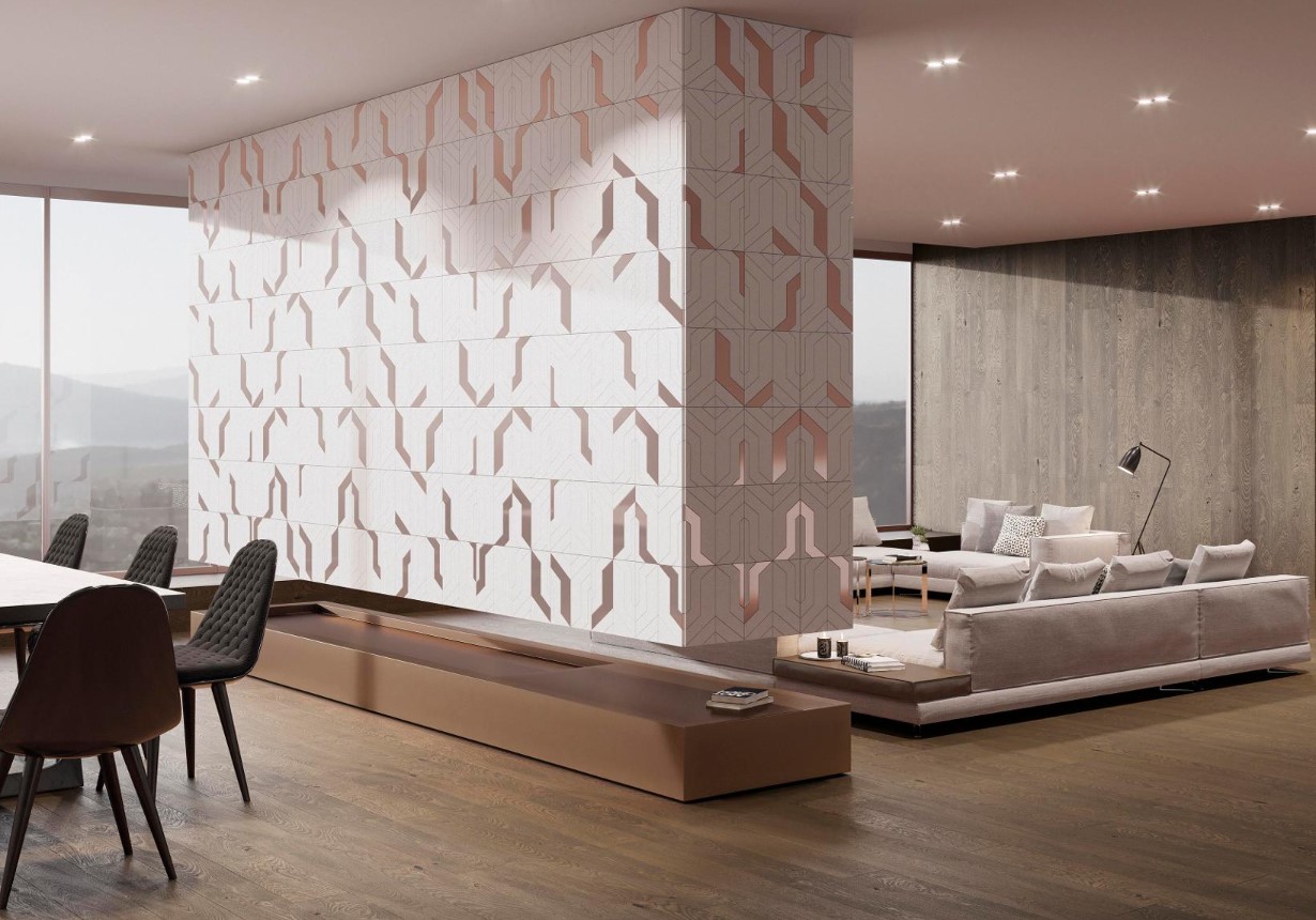 Płytki ceramiczne jako element dekoracyjne w nowoczesnym wnętrzu