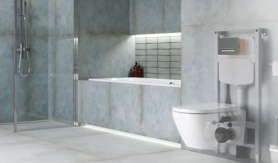 Zalety korzystania ze stelaży podtynkowych w łazience