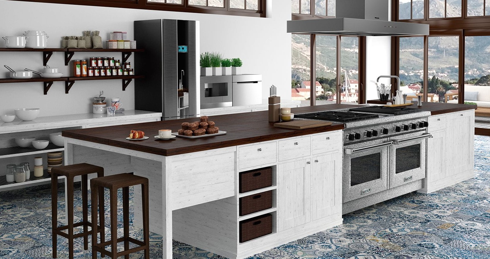 Płytki patchwork do kuchni - funkcjonalna dekoracja