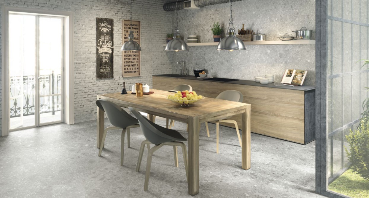 Szare płytki podłogowe do kuchni - TOP 5