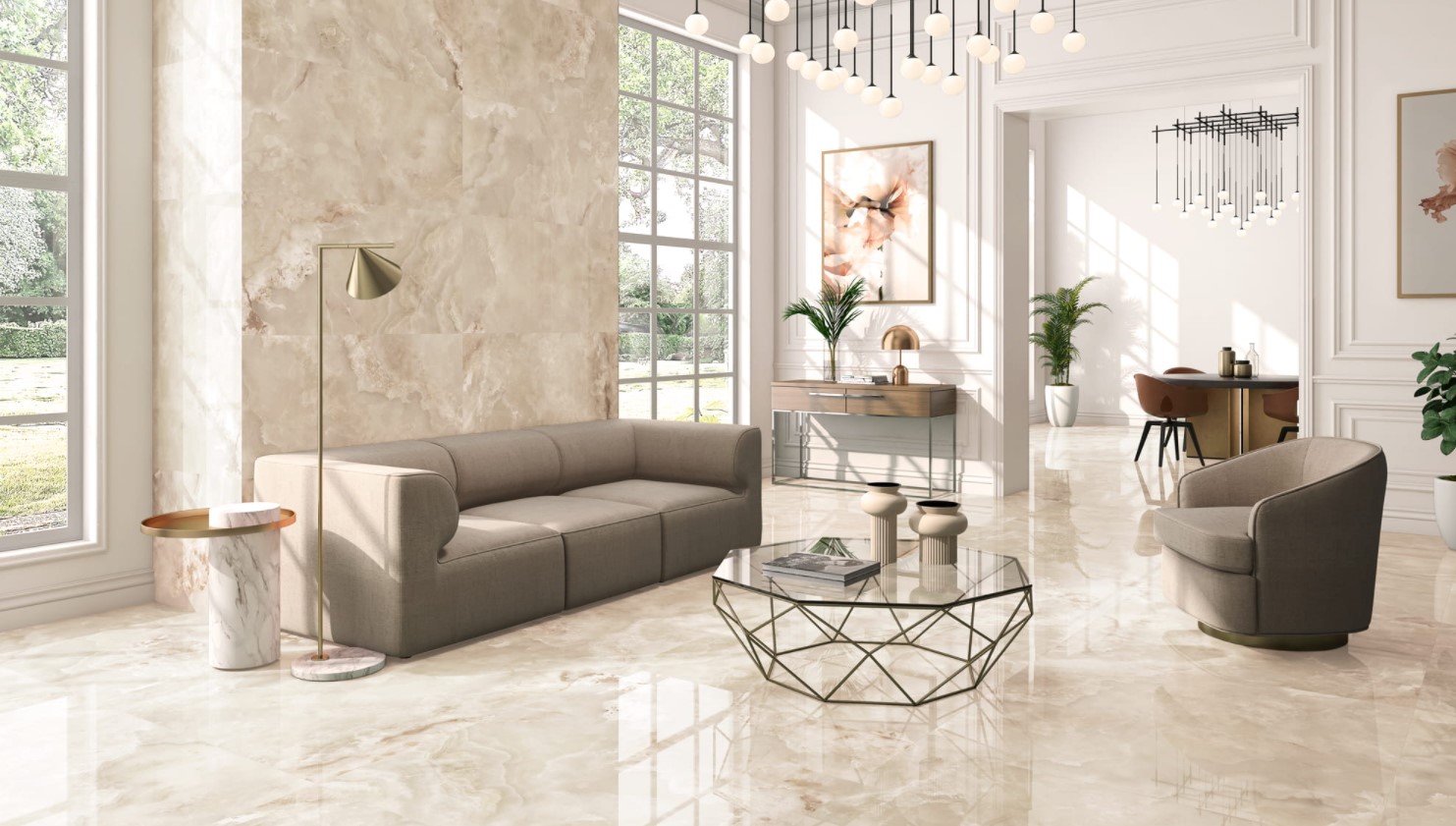 Perłowe płytki - nowoczesna forma elegancji