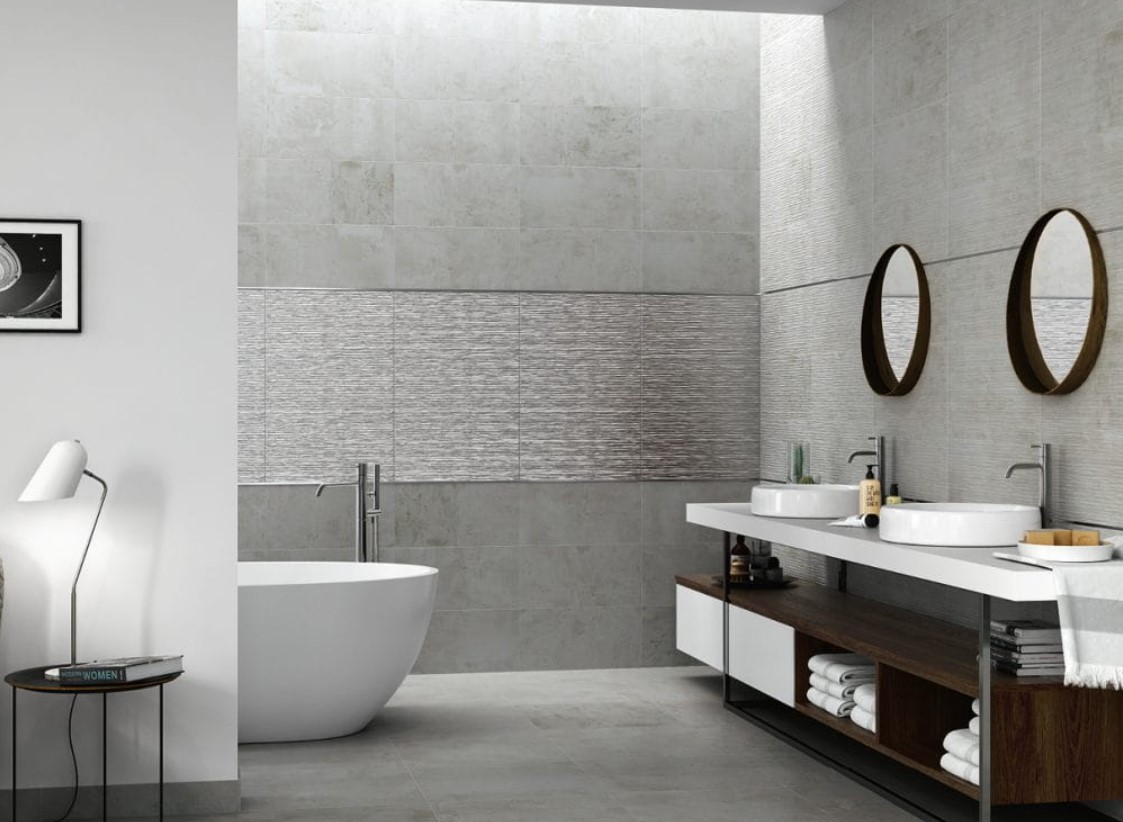 Płytki betonowe na ścianę - jak je stosować w niewielkim wnętrzu, by nie go nie przytłoczyć