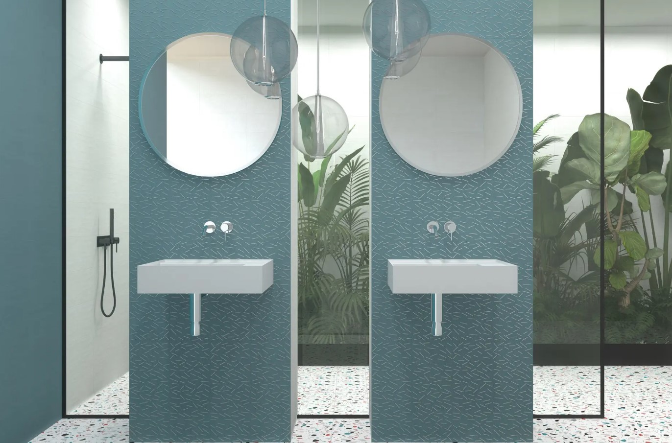 Niebieska łazienka - inspiracje, aranżacje i porady