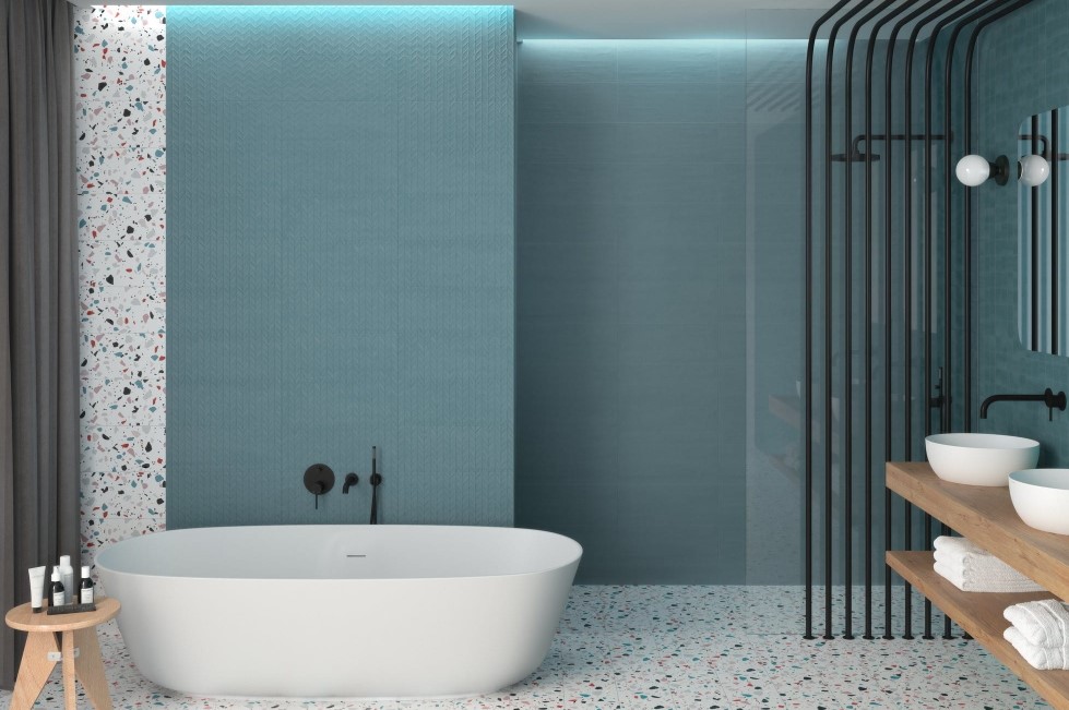 Łazienka z lastryko — porady i inspiracje na modne lastryko w łazience 2023